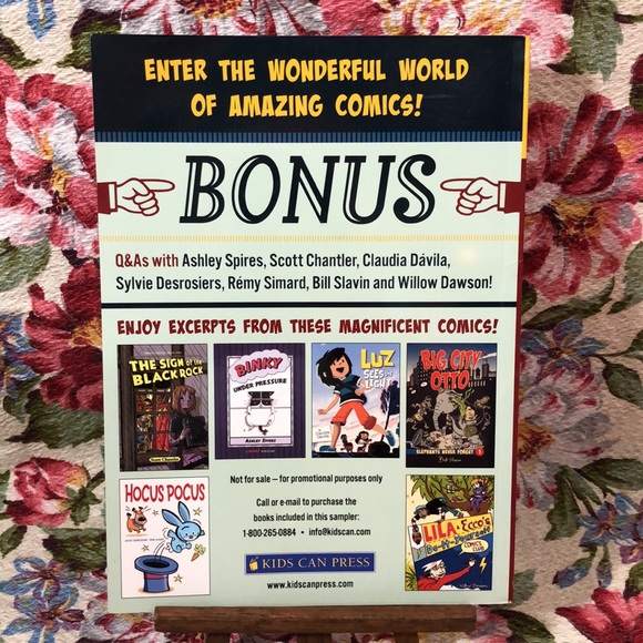 Graphic Novel Sampler 1 Binky Dessa Red Otto/Crackers Luz Hocus Pocus Lila/Ecco - Picture 2 of 16